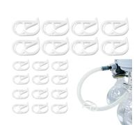 Clip de tube de contrôle du débit d'eau, pince d'arrêt d'eau | Clip de tube élastique réglable, 20 pièces, pour tuyau,Fournitures de contrôle de régulateur de débit souple multifonctionnel,