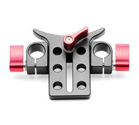 Clip de Tube D'Extension D'Adaptateur de Support de TéLéObjectif en Alliage D'Aluminium 15MM pour Appareil Photo Reflex NuméRique 5D3 5D2 SLR, Rouge