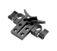 Clip de Tube D'Extension D'Adaptateur de Support de TéLéObjectif en Alliage D'Aluminium 15MM pour Appareil Photo Reflex NuméRique 5D3 5D2 SLR, Noir