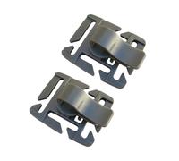 Clip de tube d'hydratation réglable en acier pour réservoir d'eau et tuyaux pour la randonnée, le cyclisme, le camping