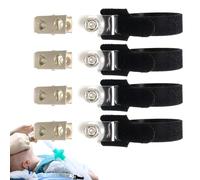 Clip de tube d'oxygène | Support de tuyau pour lits Rollators | Accessoires d'organisateur pour tuyaux d'oxygène | Support en alliage stable pour une fixation sûre et l'ordre dans la vigne