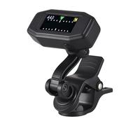 Clip de tuner de guitare arôme sur le basse chromatique Bass Bass Ukulele TFT Color Screen Dynamic Affichage de guitare portable rechargeable avec un clip rotatif pliable