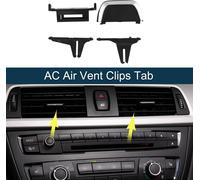 Clip De Ventilation D'Air De Climatisation Pour Bmw 5' G30 G31 F90 M5/6' G32 Gt Étanche Gauche Droite Avant Centre Grille De Sortie D'Air De Climatisation Noir Argenté 1 Ensemble