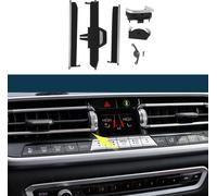 Clip De Ventilation D'Air De Climatisation Pour Bmw X5 G05 2019-2023 / X6 G06 2020-2023 / X7 G07 2019-2023 Noir Argenté Étanche Tab De Garniture De Sortie D'Air Gauche 1 Ensemble