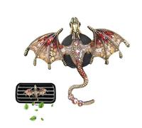 Clip de Ventilation de Dragon pour Voiture - Désodorisant à Clip d'Aromathérapie | Décoration Intérieure Automobile Créative | Mignon Design de Dragon Volant, Fait en d'Aluminium, Accessoire