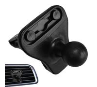 Clip de ventilation pour support de voiture - Clip de rechange avec rotule pour support de téléphone - Support de ventilation d'air anti-vibration pour chargeur sans fil - Accessoire de montage de
