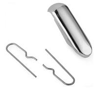 Clip de verrouillage d'optique sur bol de phare pour 2CV fourgonnette - chromé