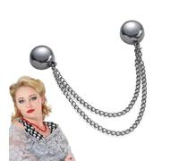 Clip de vêtement magnétique - attache à chemise multiple de 5 cm, support d'ourlet fort, broche de cou élégante, pince de poche durable | Accessoire magnétique pratique pour