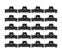 Clip de vidange du panneau solaire Kuuleyn, 20pcs Clip de drain de panneau solaire Guide d'eau boucle boucle Blamp 35 mm Abs pour accessoires professionnels extérieurs