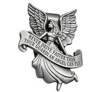 Clip de visière d'ange - Décoration de visière de voiture, accessoire spirituel de voiture, accent intérieur de qualité supérieure | Jetons de protection réconfortants pour camions, berlines
