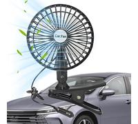 Clip De Voiture Ventilateur - Ventilateur De Refroidissement À 360 °, Contrôle De Vitesse De Croisière Réglable | Refroidissement Portable Fort, Ventilateur Alimenté Par Un Enfant USB, VEL