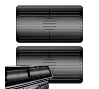 Clip Déflecteur De Vent - Noir Climatisation Cool | Clips De Montage Pour DéflecteurDe Pluie - Sortie À Persiennes | Voiture RV Sans Calandre | Redirecteur Intérieur De Véhicule 2 Pièces | Déflecteur