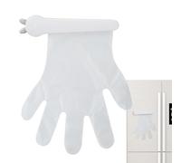 Clip Design Adhesive Food Service Supply For Home Bathroom Restaurant Lab Garage Closet Kitchen | Glove Dispenser Wall Mount - Glove Holder Organizer |
