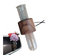 Clip d'évent de pot de voiture - support de de voiture 10x3,5 cm, fusion esthétique fonctionnelle | Porte de pot de de noyer noir avec manches en silicone, clip d'évent d'air p