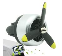 Clip Diffuseur pour Bouche d'Aération de Voiture - Porte-Clés Ventouse avec Hélice Tournante pour Allume-Cigare - Décoration Automobile Parfumée pour Voitures, Camions, Berlines et Camping-Cars