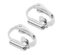 Clip d'oreille convertisseur extrémité du tube vertical à l'autre extrémité du bouchon d'oreille en silicone en forme de U accessoires bijoux pendent robe nœud goutte Hoop cristal Earnut Pearl Boucles