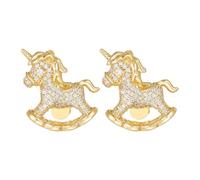 Clip d'oreille de cheval diamant FreeClip 1 2 écouteurs cuivrés Zircons Ornement Clip d'oreille de cheval