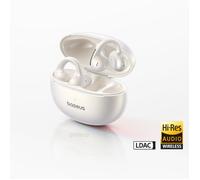 Clip d'oreille écouteurs sans fil Bluetooth 6.0 haute résolution Ultra ouvert écouteurs boucles d'oreilles 4 micro ENC Clip,Bleu