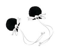 Clip d'oreille en forme de panda pour enfants, adolescents et adultes, décoration de cheveux pour fêtes et tenues quotidiennes