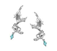 Clip d'oreille en forme de queue de poisson neutre sans piercing léger en cuivre pour homme et femme bijoux manchette en cuivre durable