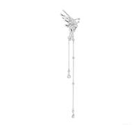 Clip d'oreille papillon bohème non percé léger en alliage de zinc (oreille droite)