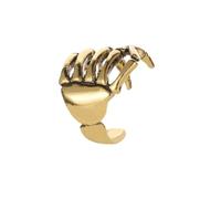 Clip D'oreille pour Femme Halloween Crâne Punk en Cuivre, Non Percé | Décoration D'oreille Créative, pour Fille, Style Chic au Quotidien