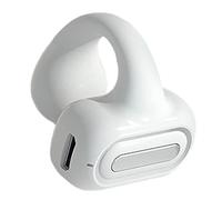 Clip d'oreille sans fil conduction osseuse - 5,3 dents bleues, casque ouvert, douze heures de lecture | Technologie de réduction du bruit HIFI effets sonores sans pression Écouteurs confortables