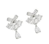 Clip d'oreille tendance en métal avec cristaux et zircones pour écouteurs FreeClip 1/2
