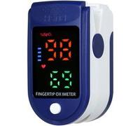 Clip du bout des doigts P-ulse O-ximeter L-ED Écran d'affichage coloré Mini moniteur générique Bleu G