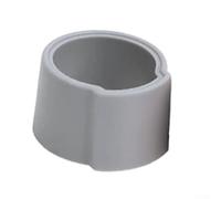 Clip Embouchure Saxophone en Silicone Gris - Attache Rapide pour Clarinette et Sax - Ligature Souple 3x2cm(Grey)