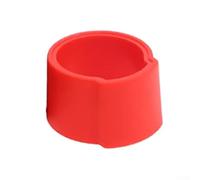 Clip Embouchure Saxophone en Silicone Gris - Attache Rapide pour Clarinette et Sax - Ligature Souple 3x2cm(Red)