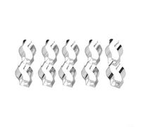Clip en acier au manganèse de 30 mm pour rangement de râteau à balais (25 | Ouverture de 25 mm, hauteur de 37 mm, acier au manganèse, résistant à la rouille, peut contenir des balais, des râteaux
