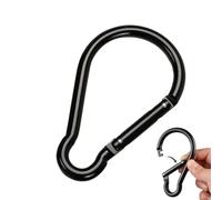 Clip en aluminium de sac à dos Mosqueón | Grand carabiner en en aluminium sans forme de bloc | Masque résistant pour le camping salut
