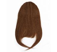 Clip en cheveux humains Frange, 100% cheveux humains - Noir naturel