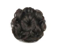 Clip en Chignon Griffe 8 couleurs fleur forme cheveux synthétiques cheveux bouclés Chignon élastique cheveux Chignon beignet cheveux rouleau postiches for les femmes Postiche Messy Bun ébouriffé(233)