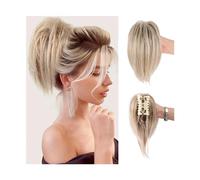 Clip en Chignon Griffe Chignon en désordre morceau de cheveux pince à griffes synthétiques cheveux en désordre Extensions de cheveux ébouriffés Updo cheveux pièces for femmes pince à griffes queue de