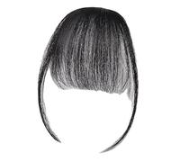 Clip En Frange | Fausses De Cheveux À Air - Extensions De Cheveux Molles Faciles À Utiliser Naturels Pour Femmes Middings Quotidiens, Douces Et Brillantes Qui Imitent Les Vrais Cheveux, Ces Clips Dans