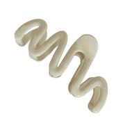 Clip en H ondulé, Barrettes à Mâchoires, Accessoires Crème, Tenue Forte