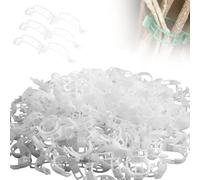Clip en Plastique Sécurisé pour Plantes,Clips Support pour Attacher Les Plantes de Jardin Clips pour Les Légumes Tomate Vigne Tiges de Croissance Droit et Plus Sain (200, Blanc)