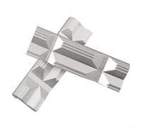 Clip en V en alliage d'aluminium pour étau en acier de fraisage CNC avec mâchoire de type V, 4 aimants puissants pour une stabilité et une commodité améliorées (10,2 cm)