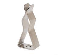 Clip éponge à ressort pour installation de tube de chauffage infrarouge avec pince carrée en acier inoxydable, conçu pour le serrage de tuyaux et divers besoins de fixation (acier au manganèse)
