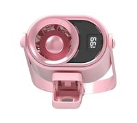 Clip Fan - Mini ventilateur avec clip pour chambre à coucher ou tablette | Mini Plug and Play 3 vitesses, 100 vitesses, écran Quiet Digital Rechargeable Hand Fan for Living Room Apartment Dorm Office