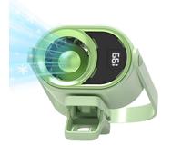 Clip Fan - Mini ventilateur avec clip pour chambre à coucher ou tablette | Mini Plug and Play 3 vitesses, 100 vitesses, écran Quiet Digital Rechargeable Hand Fan for Living Room Apartment Dorm Office