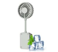 Clip Fan - Rechargeable Portable Airflow, Quiet 3-Speed Clamp Fan, High-Capacity Lithium-Ion Battery, 360° Omnidirectional Rotation, Home & Kitchen, Stealth Black For Camping