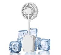Clip Fan - Ventilateur portable rechargeable avec réglage à 3 vitesses, flux d'air silencieux | Ventilateur à pince | Pour le camping, la voiture, la tente, le lit de voyage, la chambre à coucher,