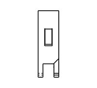 Clip fixation joint de porte cuisiniere Electrolux 354321301