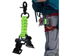 Clip gant de feu - Porte-gants en paracorde avec mousqueton, clips de mousqueton, clips d'escalade, clés, couteau, lampe de poche pour le camping et la randonnée