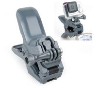 Clip GoPro gris pour Hero 4 / 3+ / 3/2/1 Jaws Flex Clamp Mount avec boucle et vis à oreilles