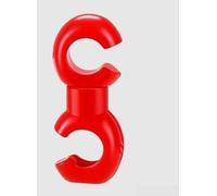 Clip Guidage Câble Vélo S-Crochet Organisateur Route | Design en S, maintient câbles ordonnés, aspect propre, compatible pour vtt et route, finitions soignées(Red 10 pcspack)
