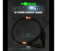 Clip Hybride Korda Dark Matter Leader 50 cm QC Weed Marron 50 cm